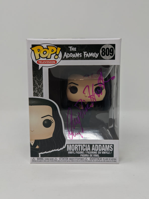 Anjelica Huston Addams Family Morticia Addams #809 Signed Funko Pop Beckett/ JSA COA Certified Autograph GalaxyCon