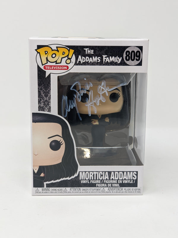 Anjelica Huston Addams Family Morticia Addams #809 Signed Funko Pop Beckett/ JSA COA Certified Autograph GalaxyCon