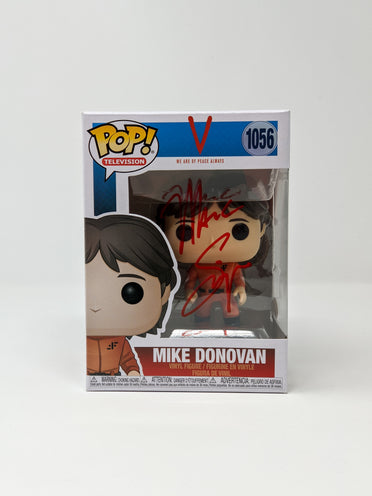 Marc Singer V Mike Donovan #1056 Signed Funko Pop JSA COA Certified Autograph GalaxyCon