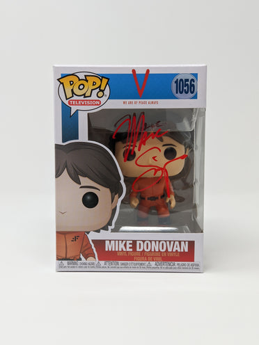 Marc Singer V Mike Donovan #1056 Signed Funko Pop JSA Certified Autograph