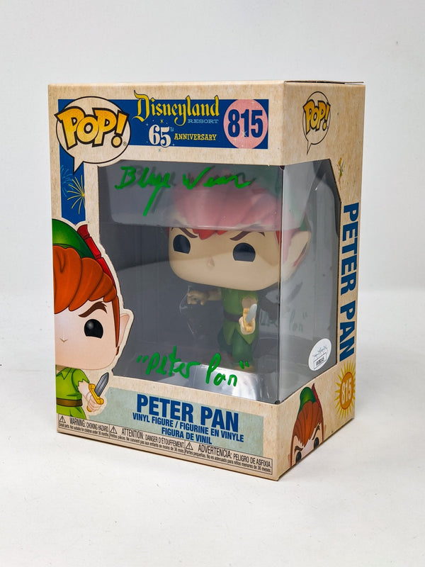 Blayne Weaver Peter Pan #815 Signed Funko Pop JSA Certified Autograph