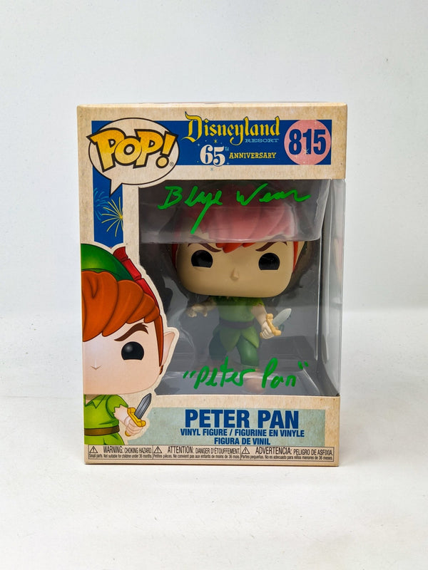 Blayne Weaver Peter Pan #815 Signed Funko Pop JSA Certified Autograph
