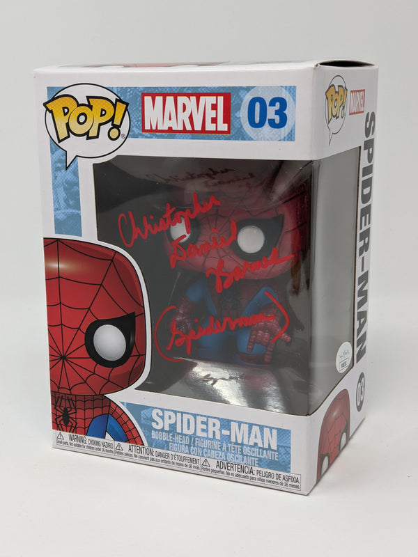 Christopher Daniel Barnes Spider-Man #03 Signed Funko Pop JSA COA Certified Autograph