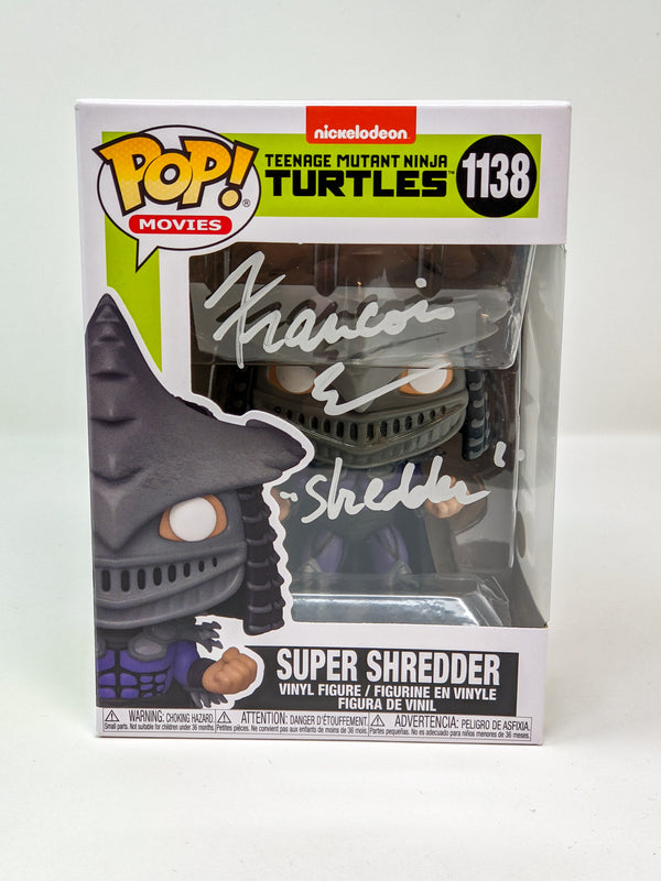 François Chau TMNT Super Shredder #1138 Signed Funko Pop JSA Certified Autograph