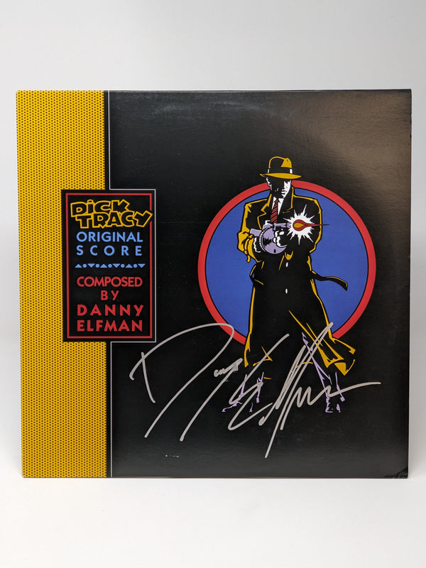 Danny Elfman Dick Tracy Original Score Vinyl Record Album Signed JSA Certified Autograph