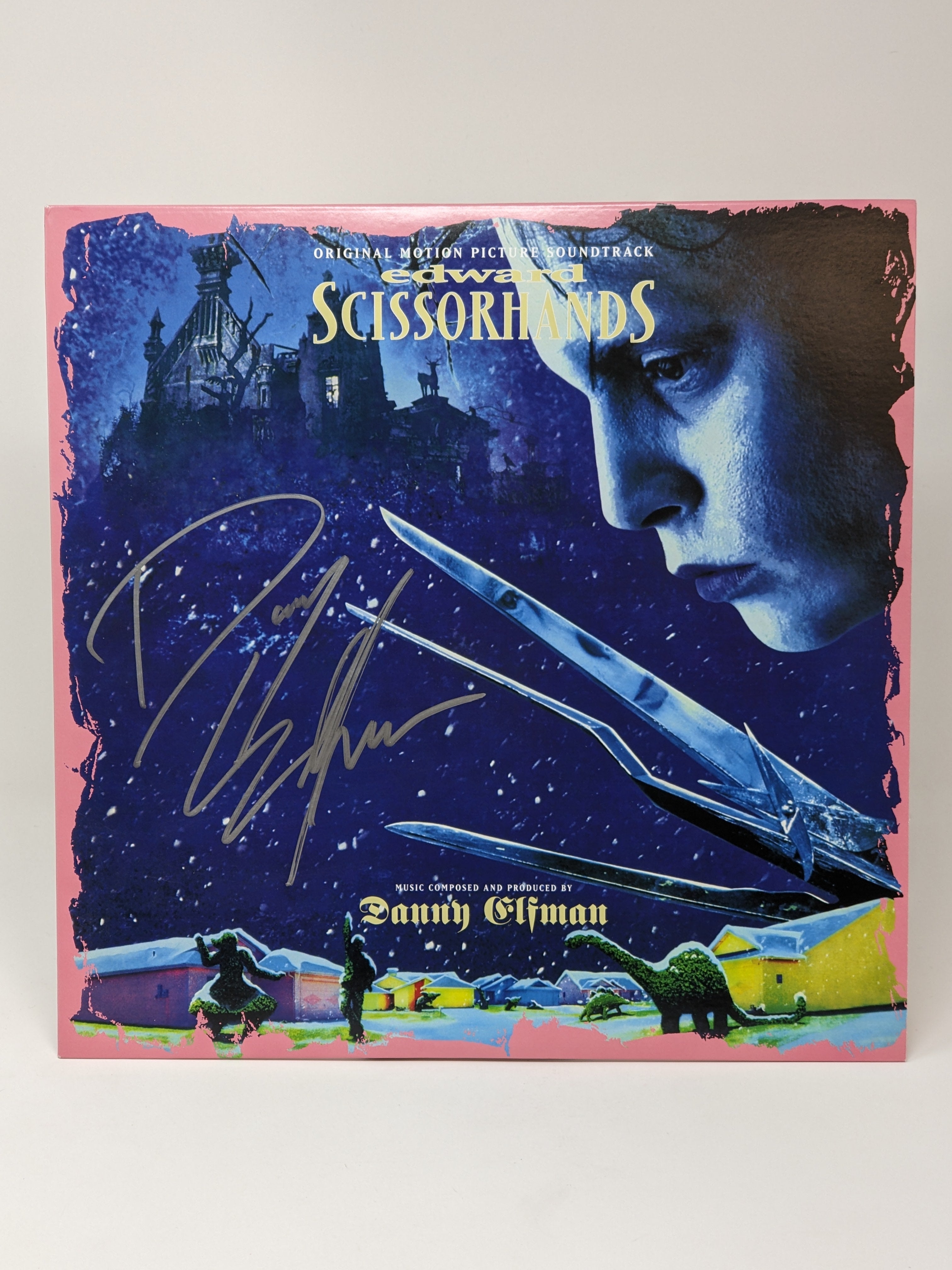 Danny Elfman Edward Scissorhands Original Motion Picture Signed Vinyl Record Album JSA Certified Autograph