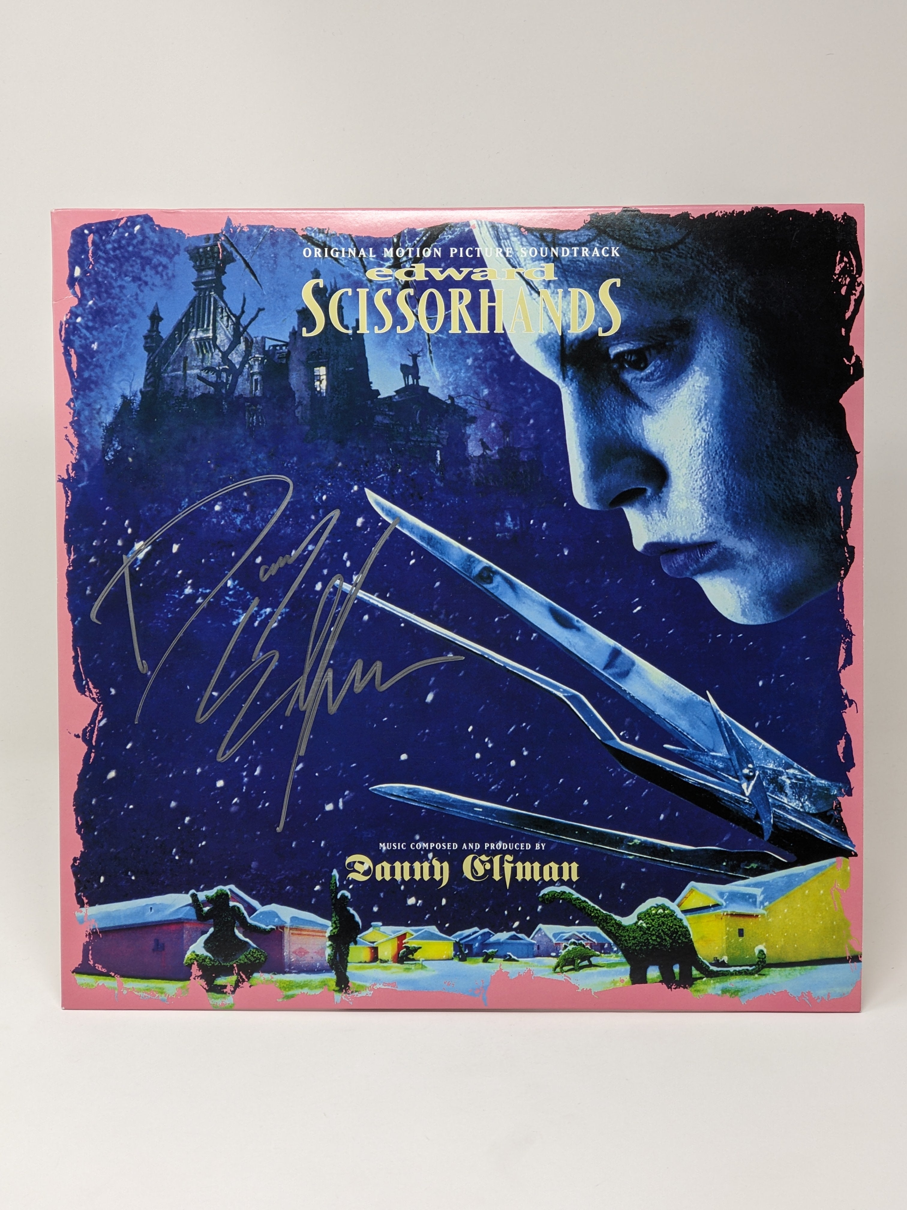 Danny Elfman Edward Scissorhands Original Motion Picture Signed Vinyl Record Album JSA Certified Autograph