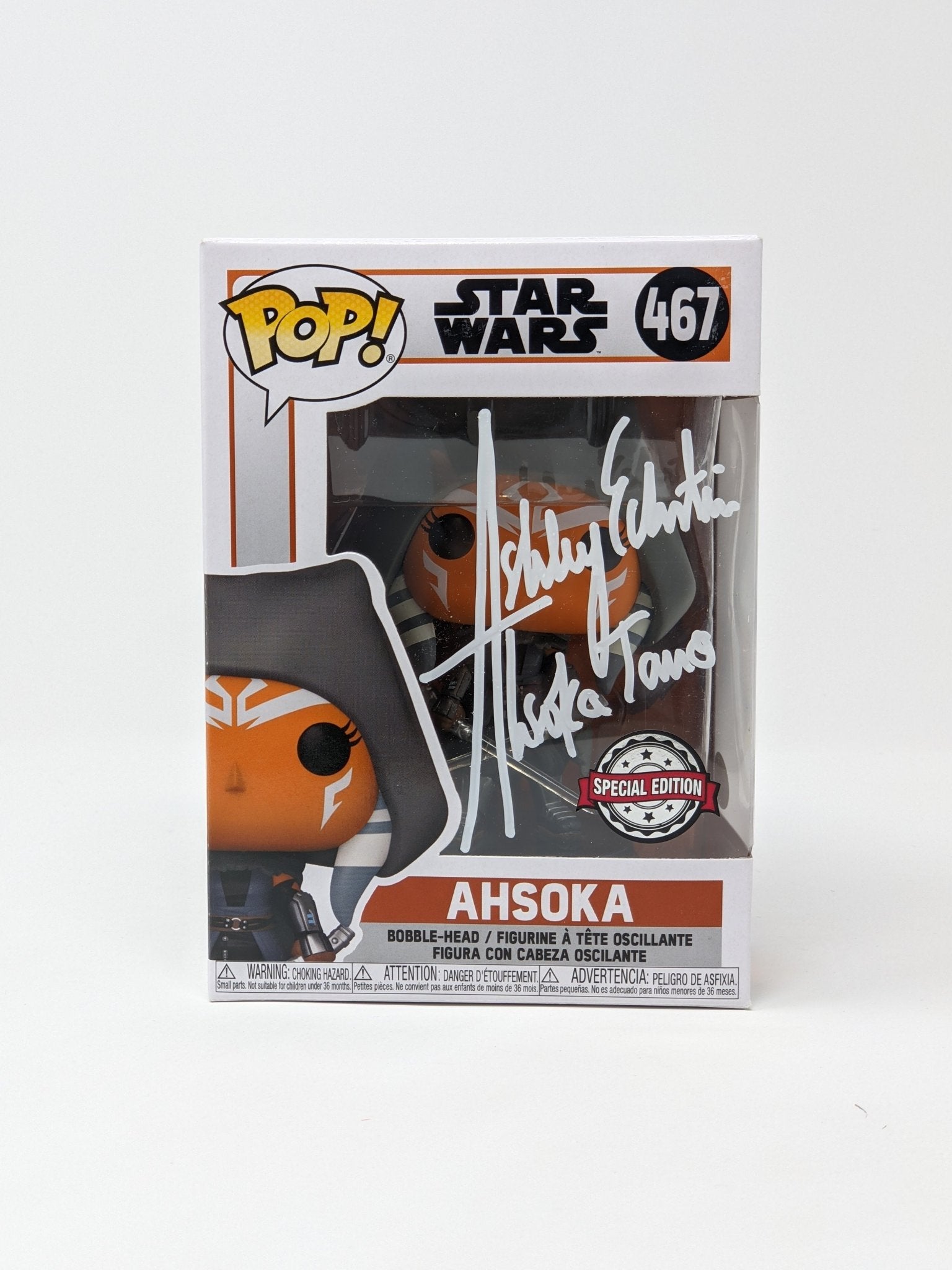 Ashley Eckstein Star Wars Ahsoka #467 Exclusive Signed Funko Pop JSA C