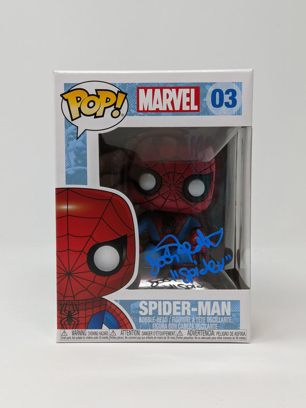 Josh Keaton Marvel Spider-Man #03 Signed Funko Pop JSA Certified Autograph