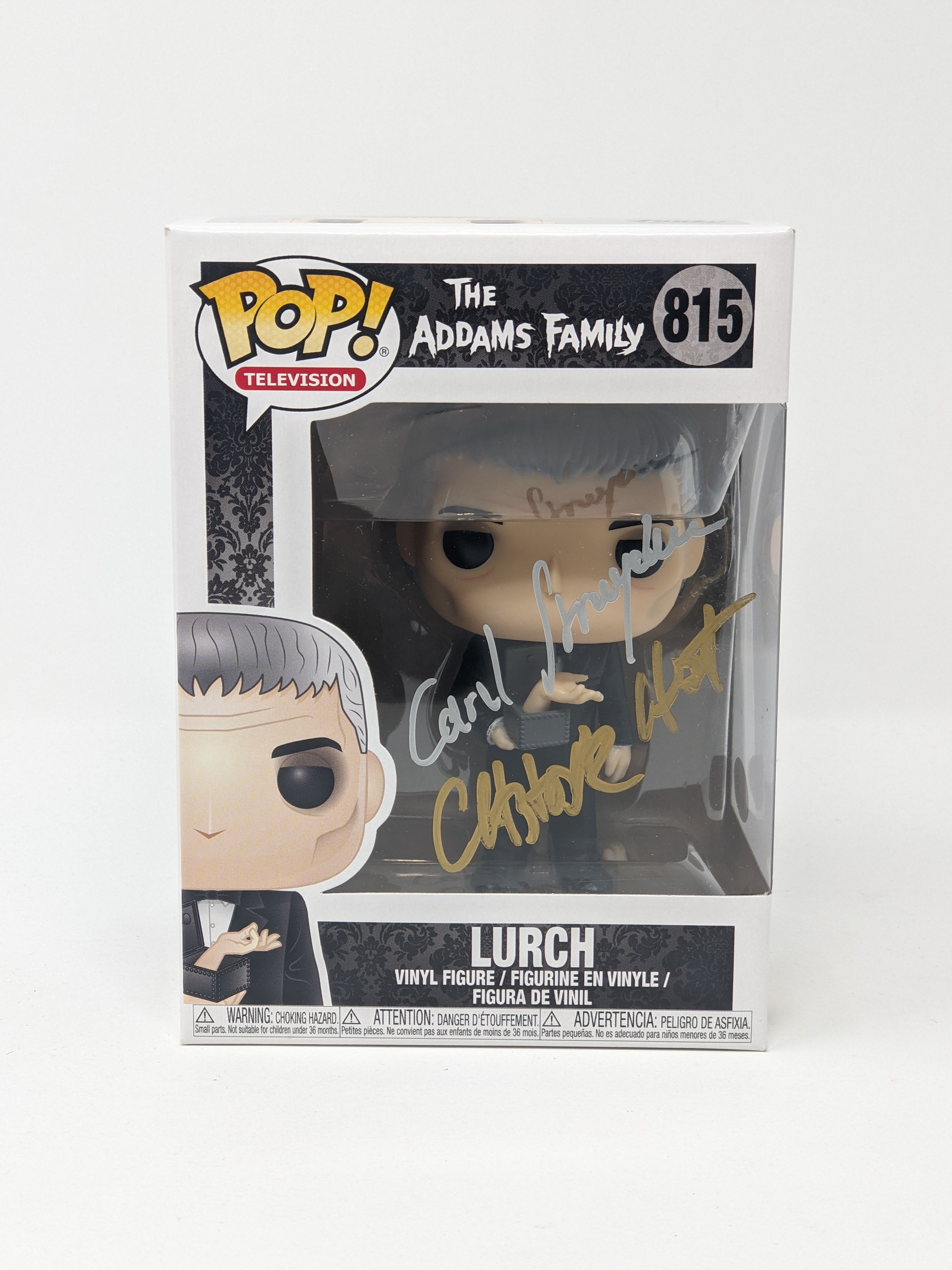 Addams Family Lurch #815 Cast x2 Hart Struycken Signed Funko Pop JSA COA Certified Autograph GalaxyCon
