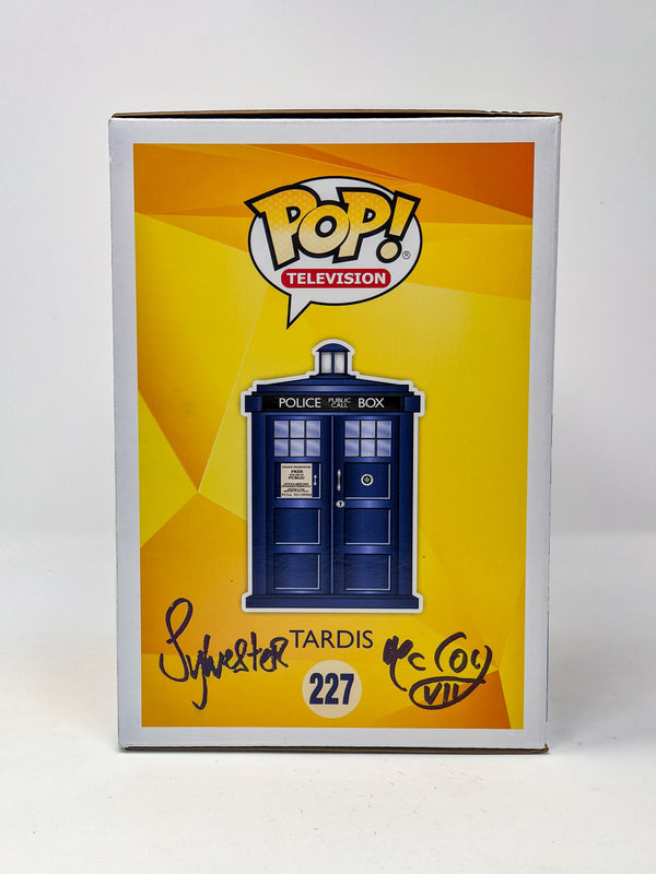 Doctor Who Tardis #227 Signed Funko Pop Cast x5 Gillan Coleman McCoy Kingston Davidson JSA Certified Autograph