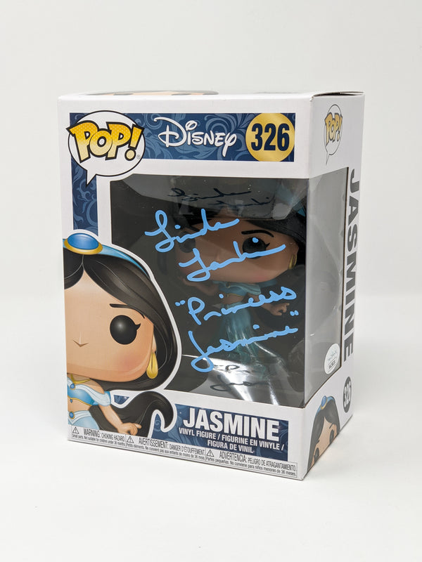 Linda Larkin Disney Aladdin Jasmine #326 Signed Funko Pop JSA Certified Autograph