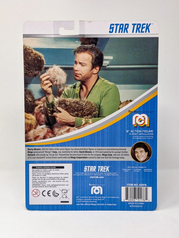 William Shatner Star Trek Captain Kirk Mego 8" Action Figure Signed JSA Certified Autograph