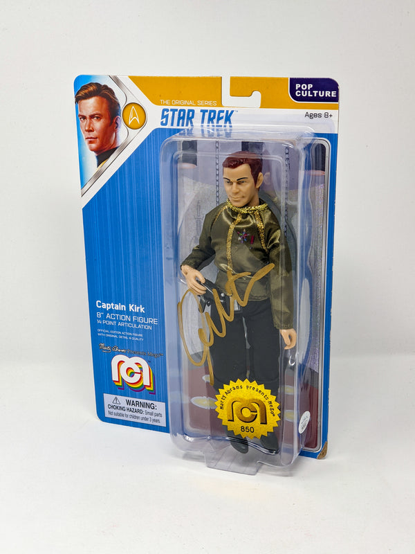 William Shatner Star Trek Captain Kirk Mego 8" Action Figure Signed JSA Certified Autograph