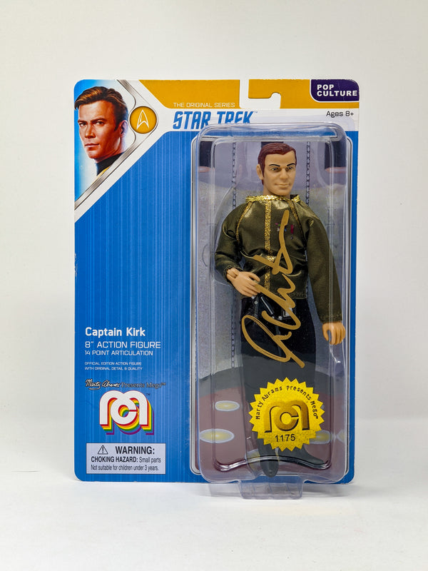 William Shatner Star Trek Captain Kirk Mego 8" Action Figure Signed JSA Certified Autograph