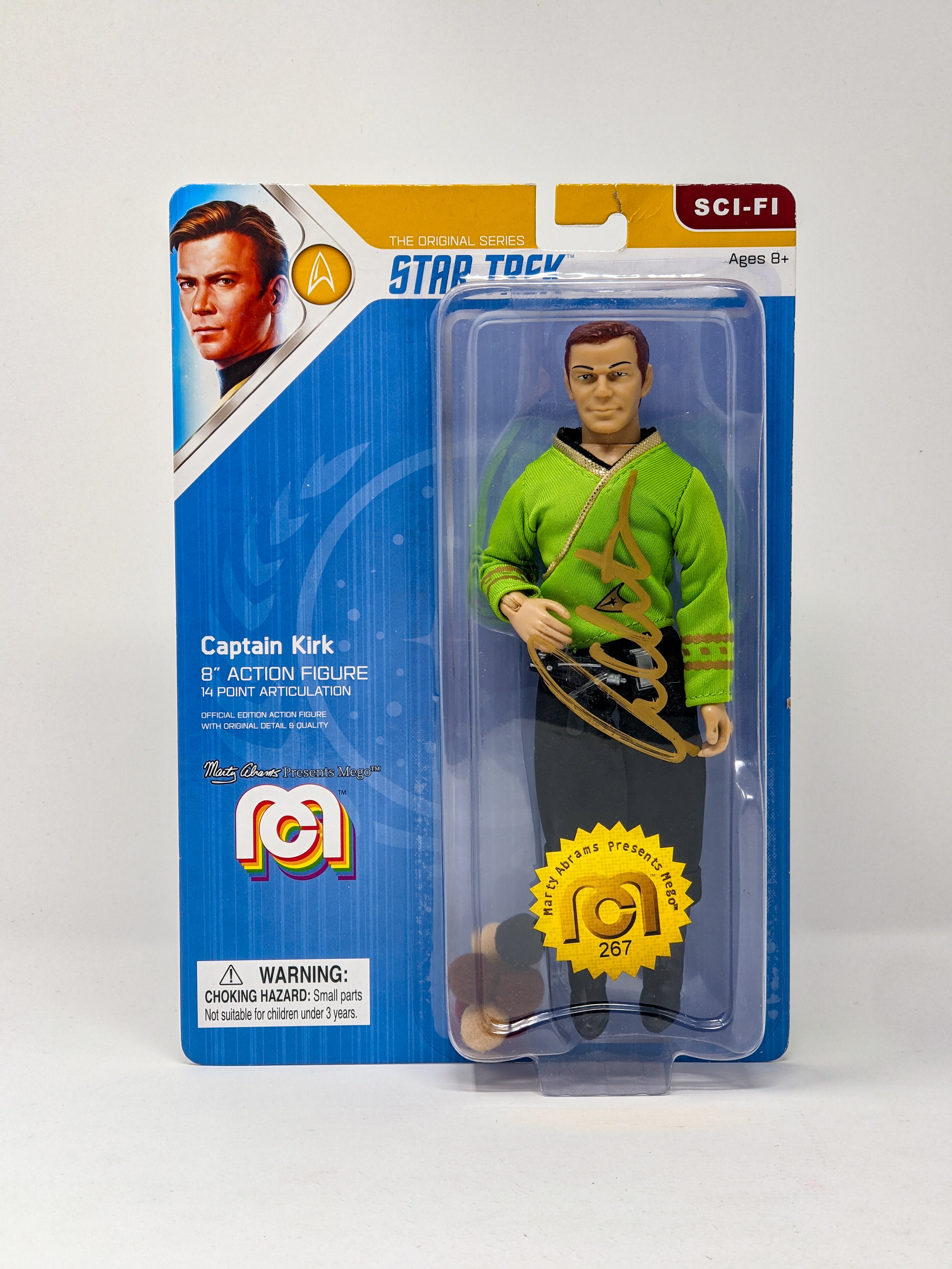 William Shatner Star Trek Captain Kirk Mego 8