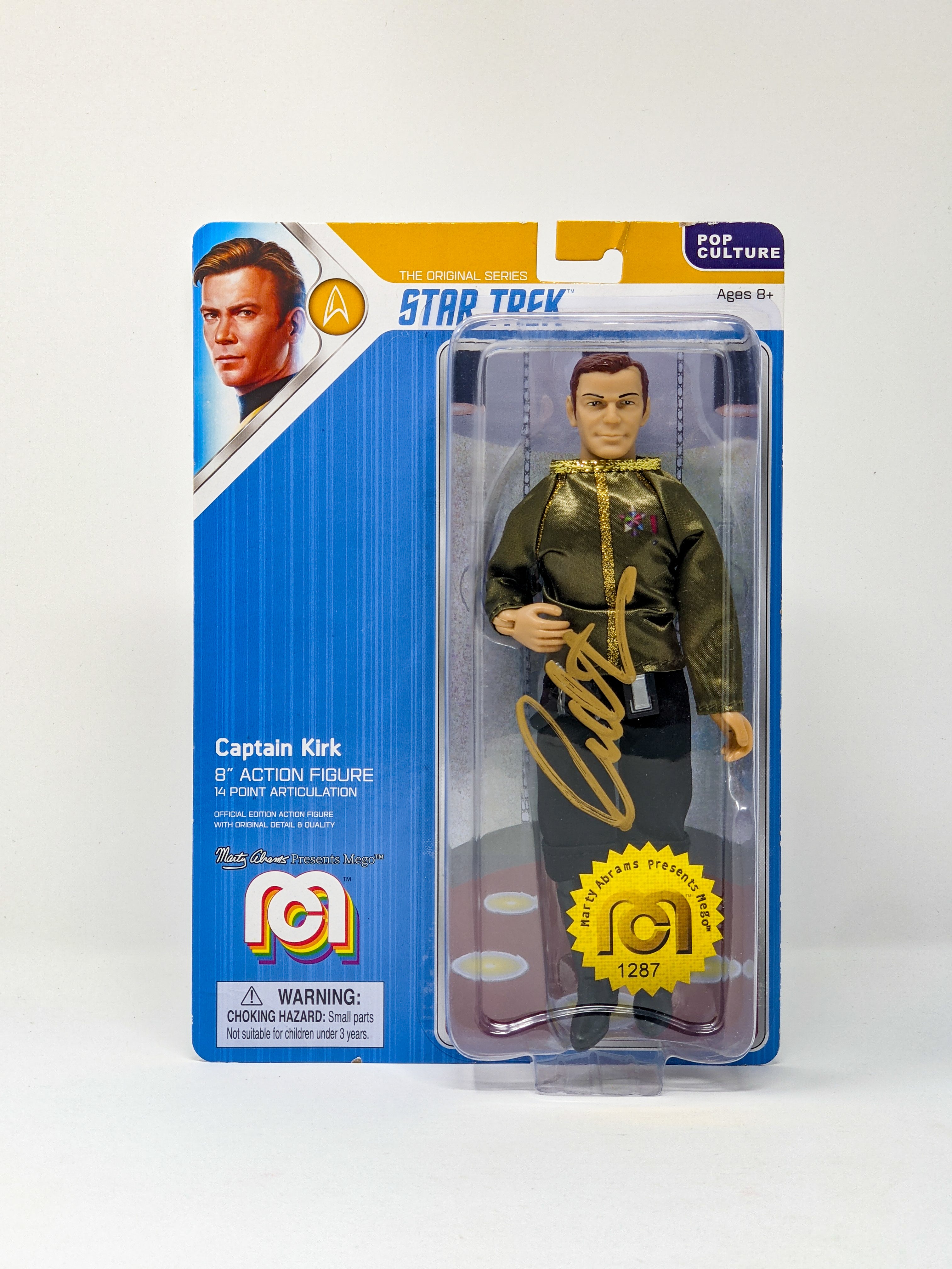 William Shatner Star Trek Captain Kirk Mego 8