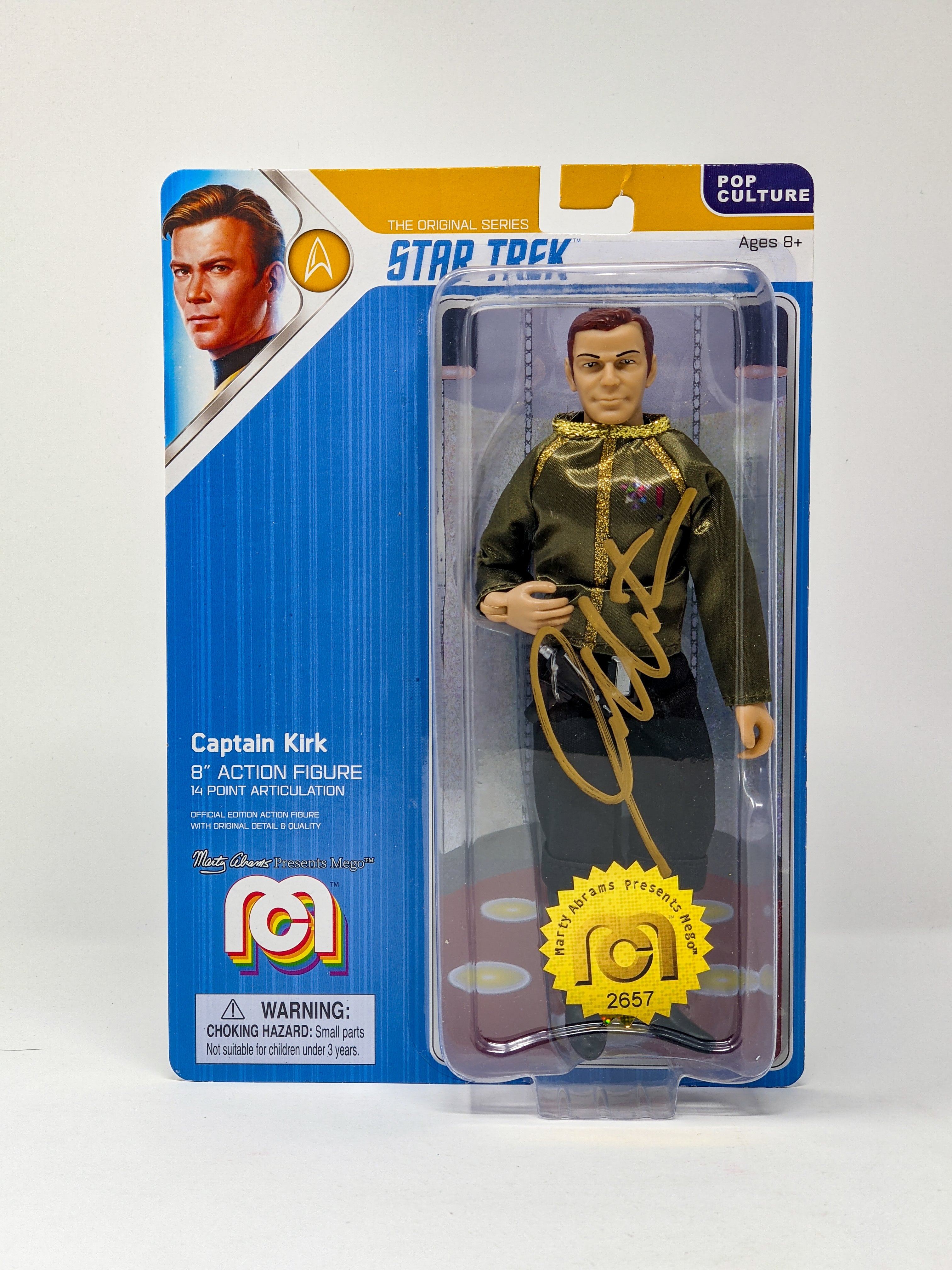 William Shatner Star Trek Captain Kirk Mego 8