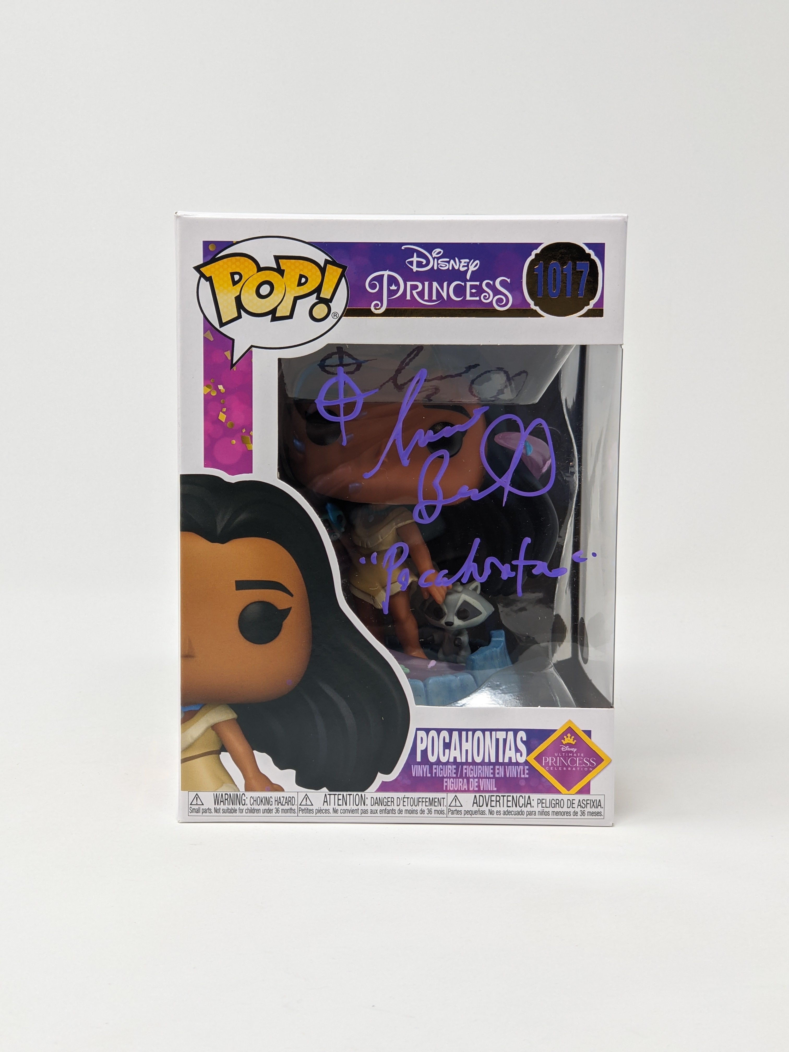 Irene Bedard Disney Pocahontas #1017 Signed Funko Pop JSA COA Certified Autograph GalaxyCon