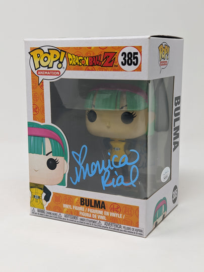Monica Rial Dragon Ball Z Bulma #385 Signed Funko Pop JSA COA Certified Autograph GalaxyCon