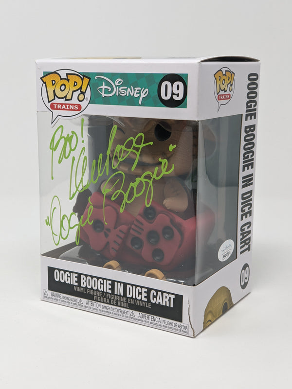 Ken Page Disney Nightmare Before Christmas Oogie Boogie #09 Signed Funko POP JSA COA Certified Auto