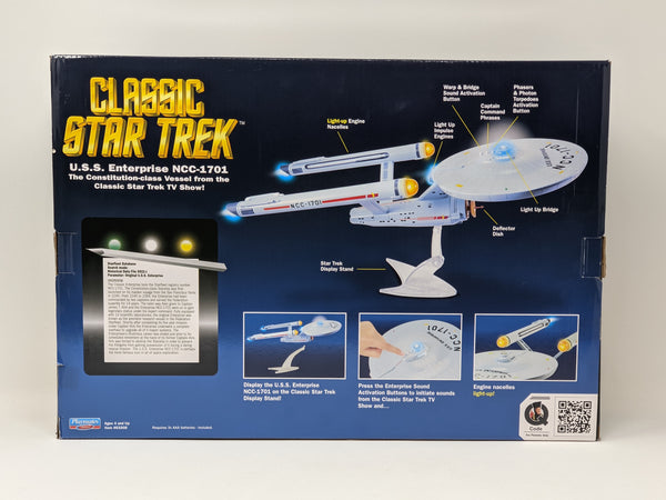 Star Trek USS Enterprise Playmates Model NCC-1701 x2 Signed Koenig Shatner JSA Certified Autograph (Copy) GalaxyCon