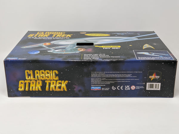 Star Trek USS Enterprise Playmates Model NCC-1701 x2 Signed Koenig Shatner JSA Certified Autograph (Copy) GalaxyCon