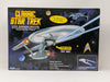 Star Trek USS Enterprise Playmates Model NCC-1701 x2 Signed Koenig Shatner JSA Certified Autograph