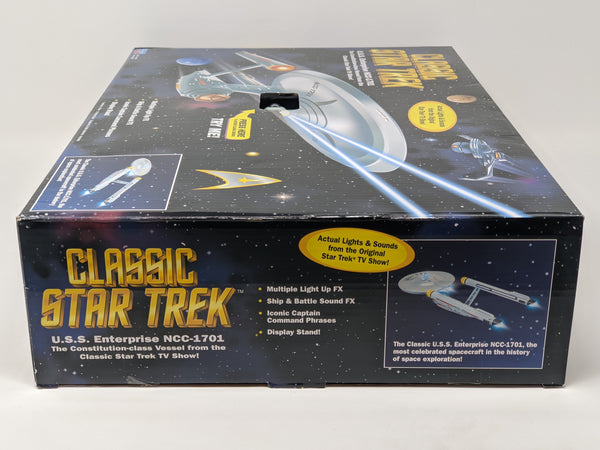 Star Trek USS Enterprise Playmates Model NCC-1701 x2 Signed Koenig Shatner JSA Certified Autograph