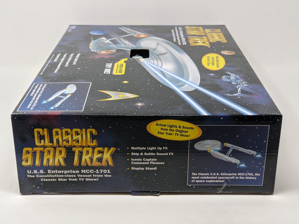 Star Trek USS Enterprise Playmates Model NCC-1701 x2 Signed Koenig Shatner JSA Certified Autograph