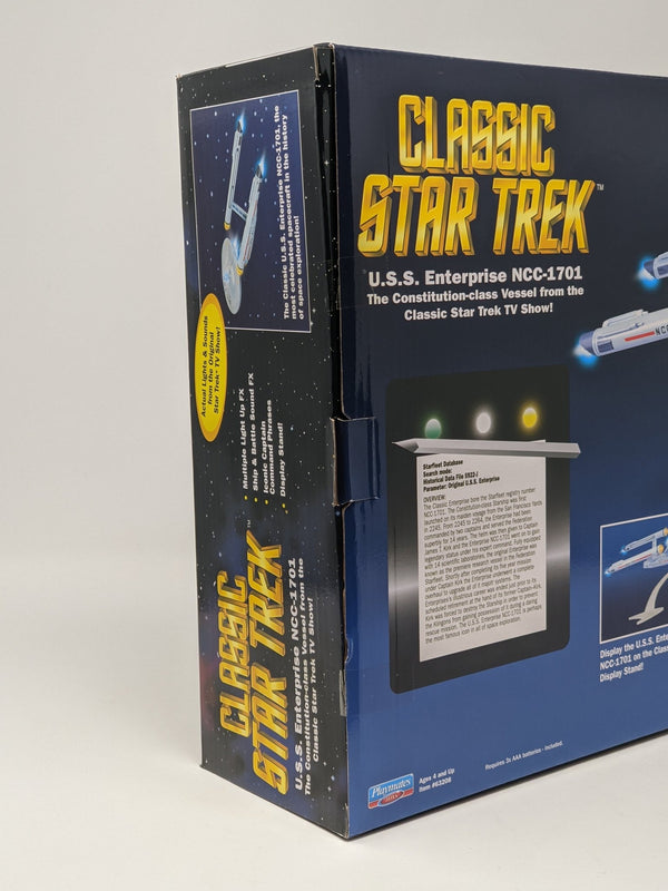 Star Trek USS Enterprise Playmates Model NCC-1701 x2 Signed Koenig Shatner JSA Certified Autograph