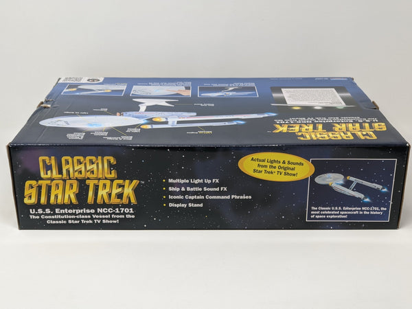 Star Trek USS Enterprise Playmates Model NCC-1701 x2 Signed Koenig Shatner JSA Certified Autograph