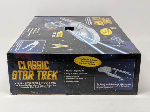 Star Trek USS Enterprise Playmates Model NCC-1701 x2 Signed Koenig Shatner JSA Certified Autograph