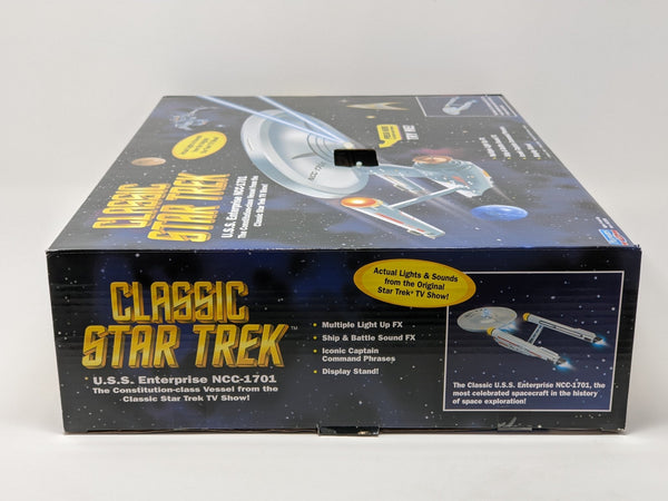 Star Trek USS Enterprise Playmates Model NCC-1701 x2 Signed Koenig Shatner JSA Certified Autograph