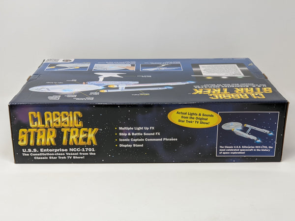 Star Trek USS Enterprise Playmates Model NCC-1701 x2 Signed Koenig Shatner JSA Certified Autograph