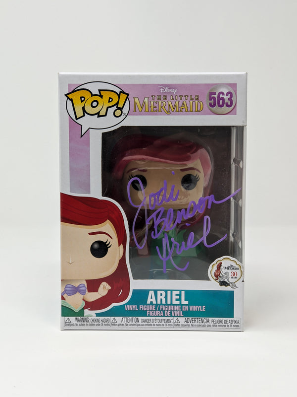 Jodi Benson Disney Little Mermaid Ariel #563 Exclusive Signed Funko Pop JSA Autograph GalaxyCon