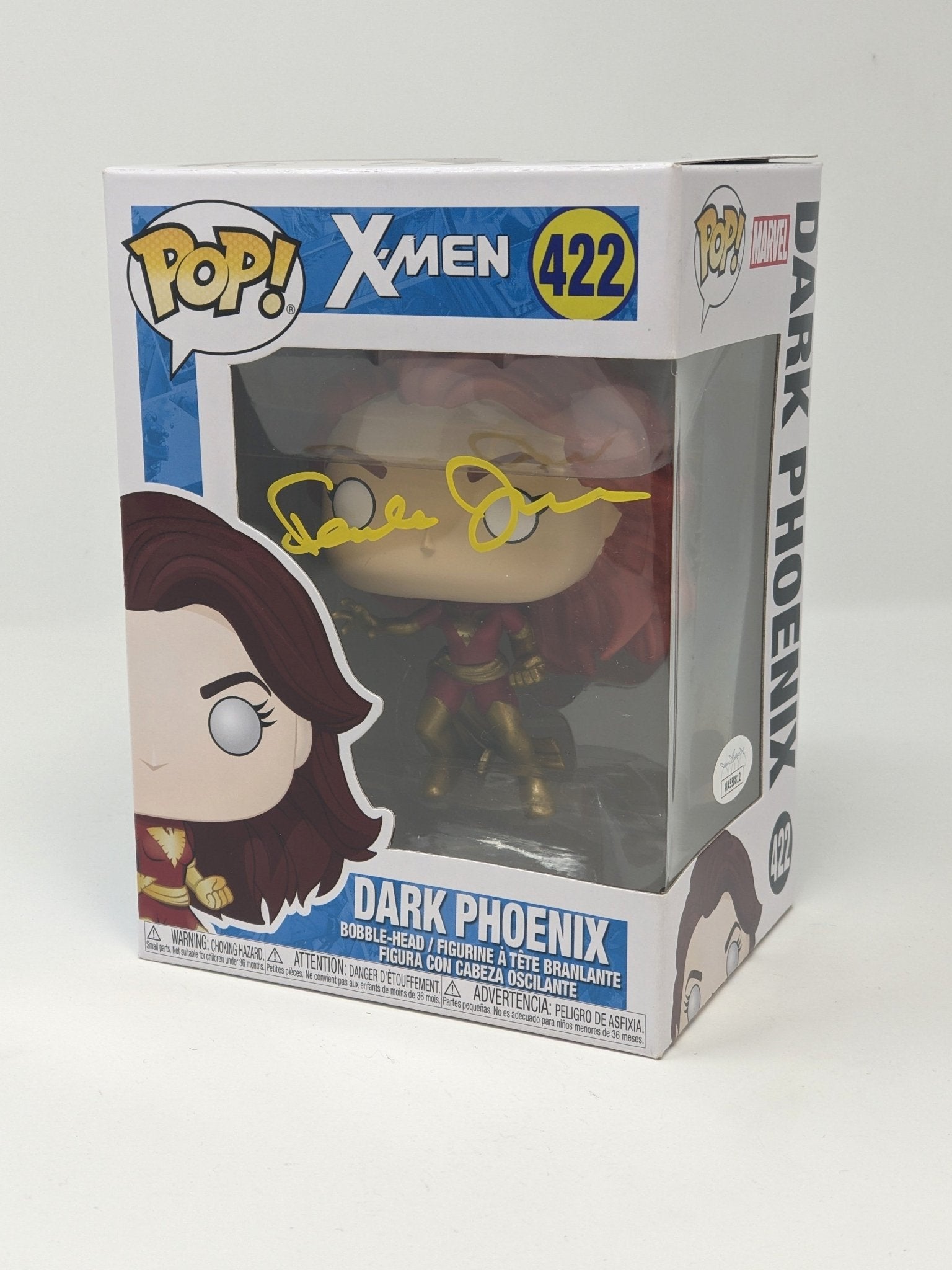 Famke Janssen Dark Phoenix #422 Signed Funko Pop JSA Certified Autograph
