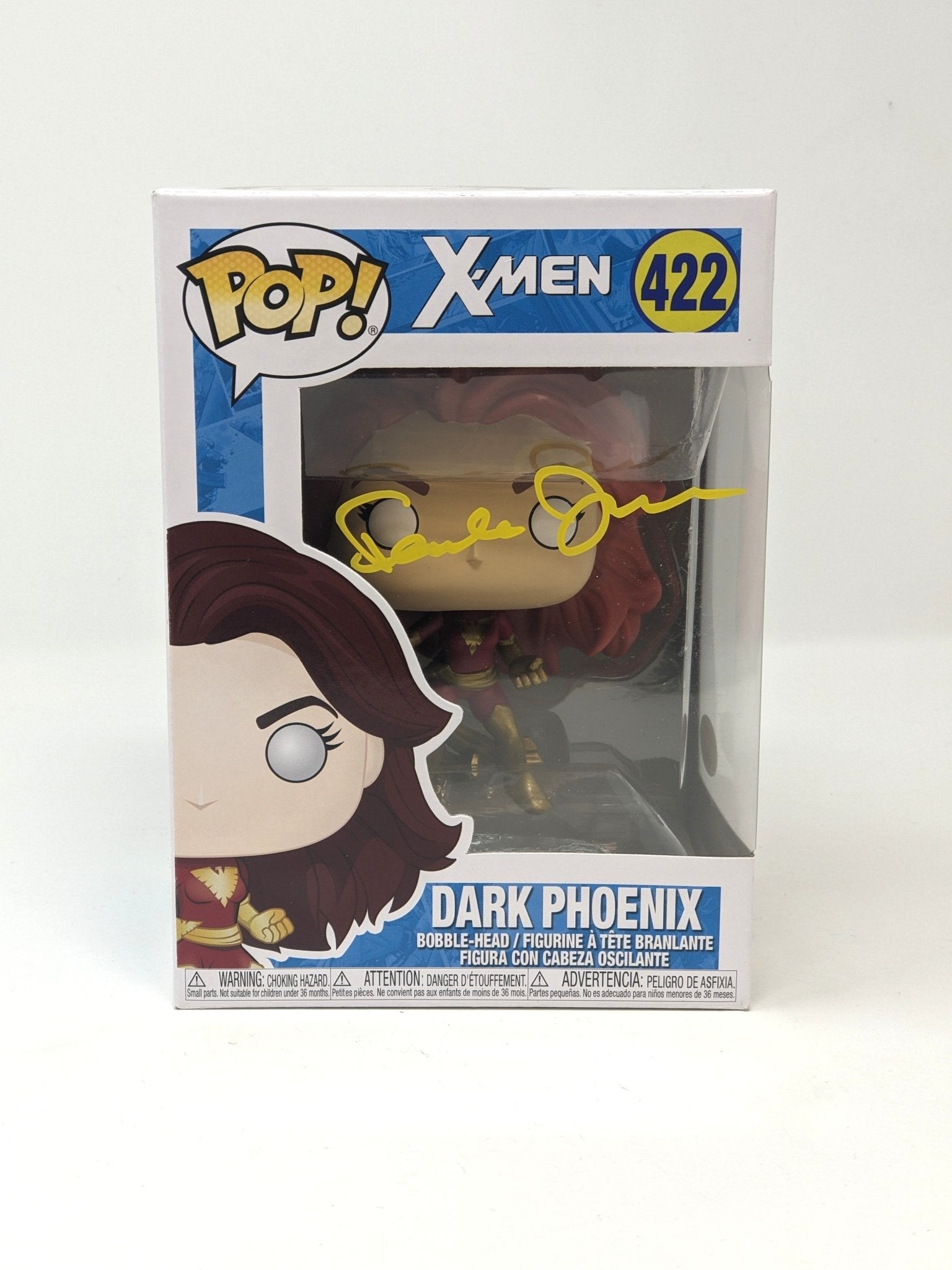 Famke Janssen Dark Phoenix #422 Signed Funko Pop JSA Certified Autograph