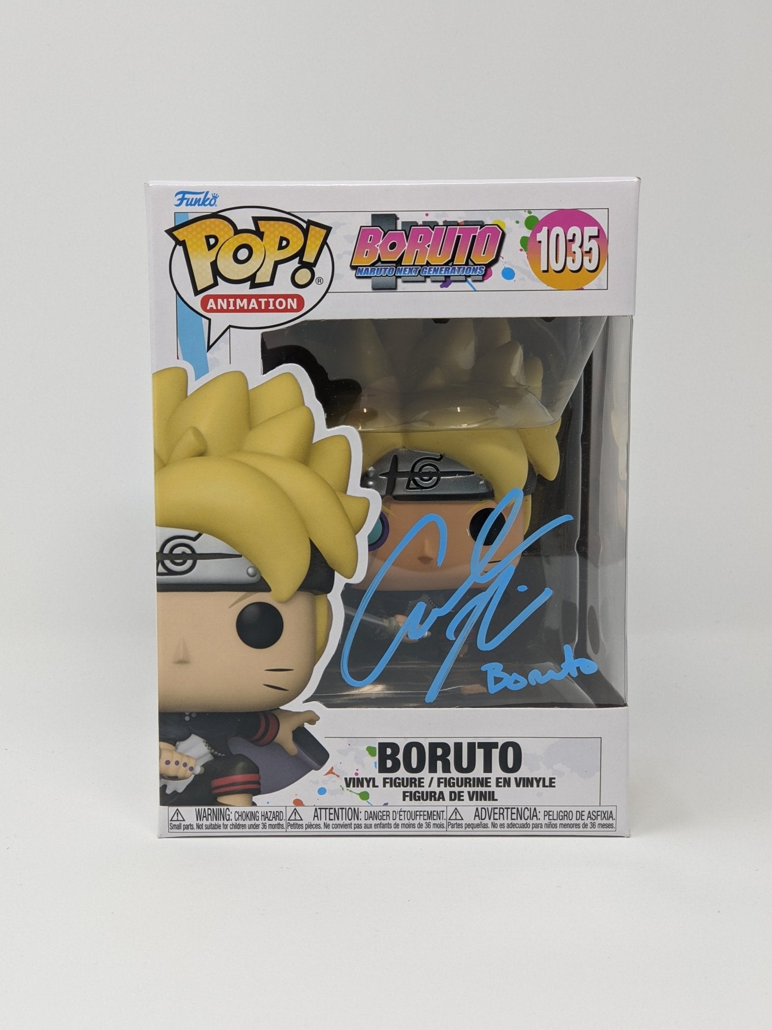 Amanda C. Miller Boruto Uzamki #1035 Signed Funko Pop JSA Certified Au