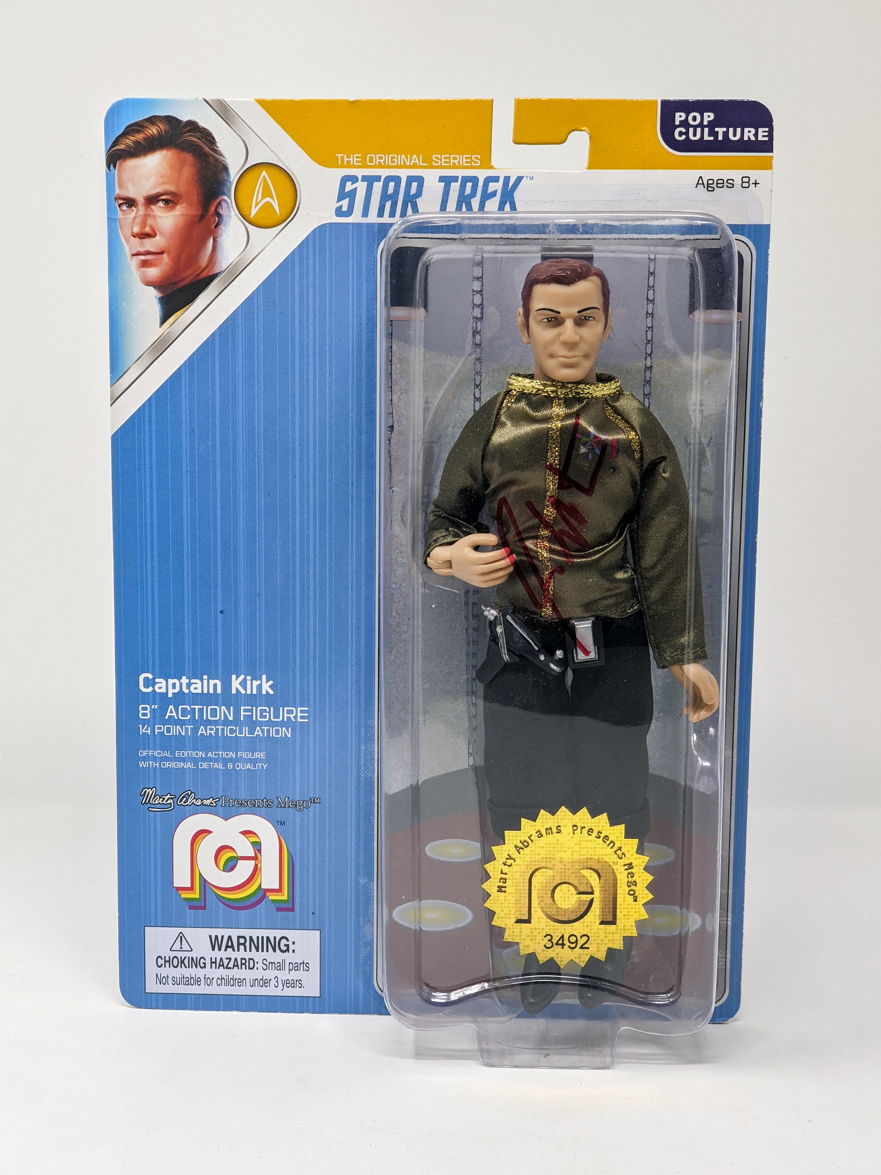 William Shatner Star Trek Captain Kirk Mego 8