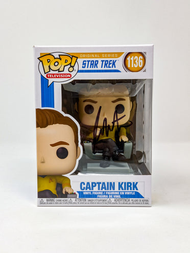 William Shatner Captain Kirk Star Trek #1136 Signed Funko Pop JSA Certified Autograph GalaxyCon