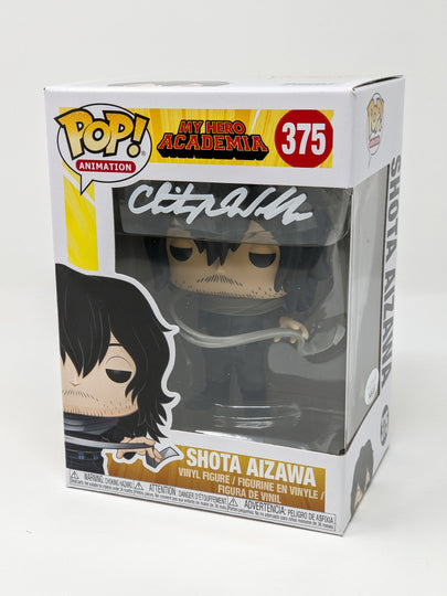 Christopher Wehkamp My Hero Academia Aizawa In Sleeping Bag FYE EXCLUSIVE #1014  Signed Funko Pop JSA Certified Autograph