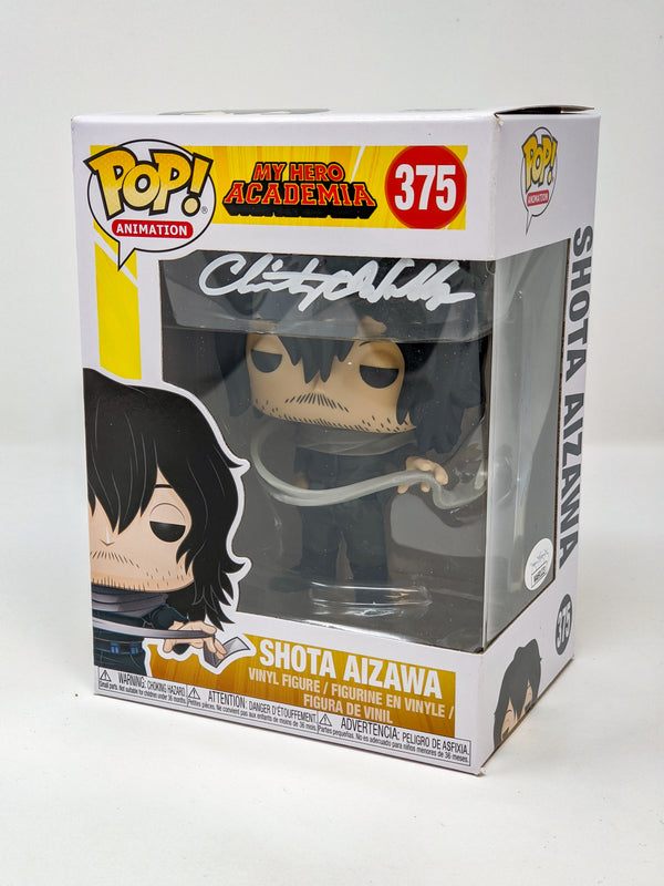 Christopher Wehkamp My Hero Academia Shota Aizawa #375 Signed Funko Pop JSA Certified Autograph