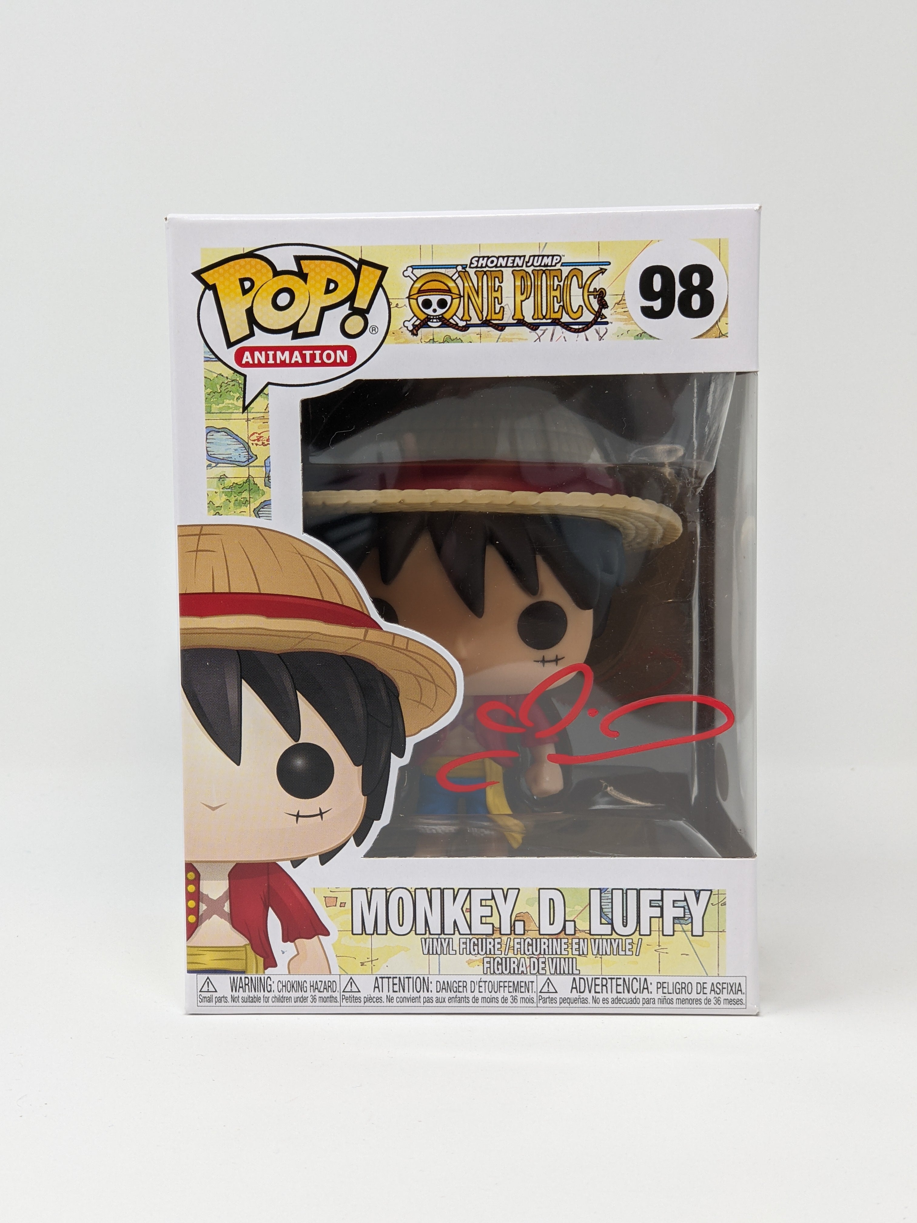 Colleen Clinkenbeard One Piece Monkey D Luffy #98 Signed Funko Pop JSA Certified Autograph