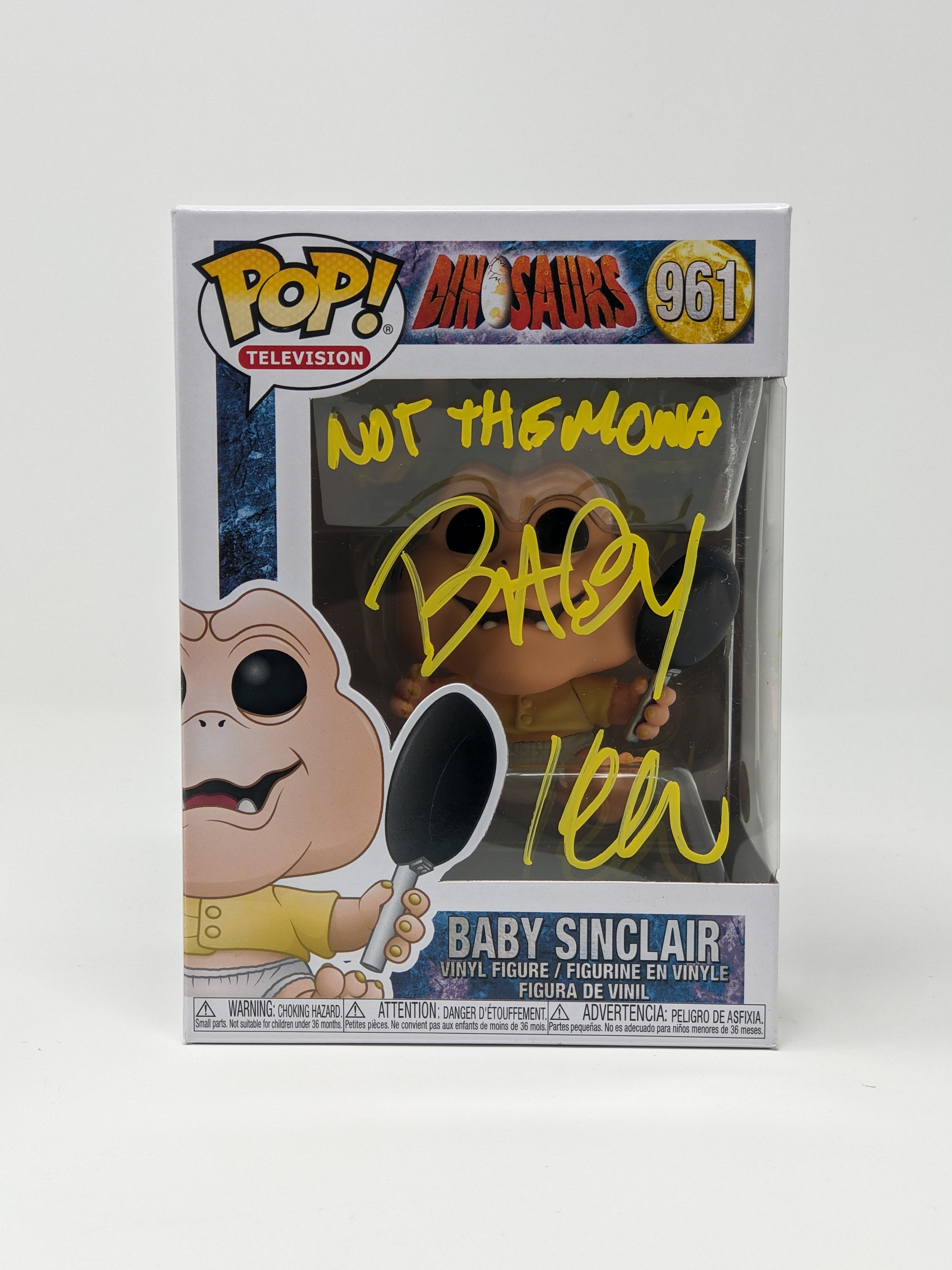 Kevin Clash Dinosaurs Baby Sinclair #961 Signed Funko Pop JSA COA Certified Autograph GalaxyCon