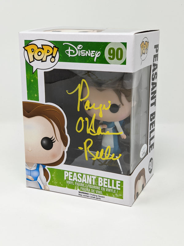 Paige O'Hara Disney Beauty and the Beast Peasant Belle #90 Signed Funko Pop JSA Certified Autograph