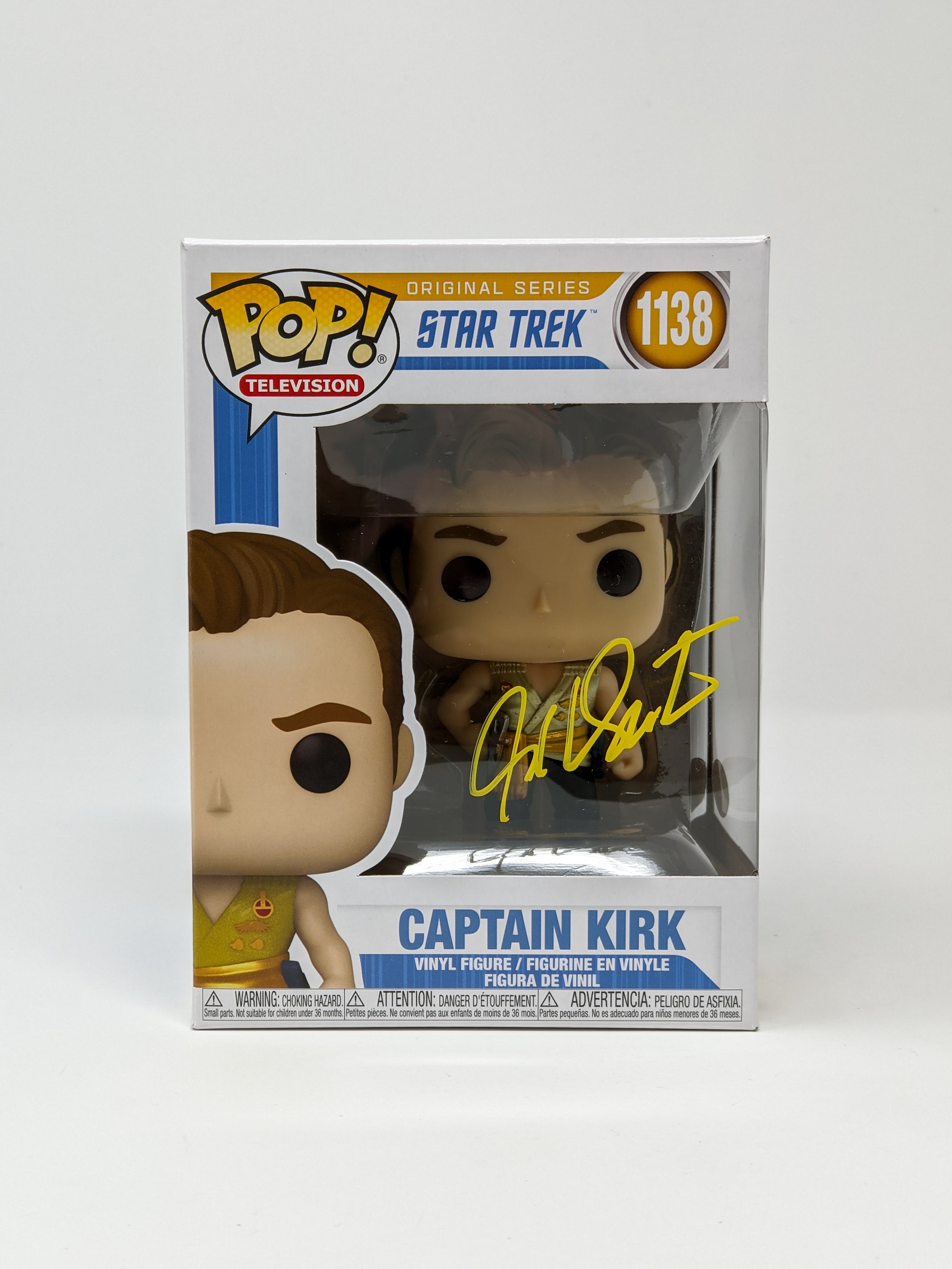 William Shatner Captain Kirk Star Trek #1138 Signed Funko Pop JSA Certified Autograph GalaxyCon