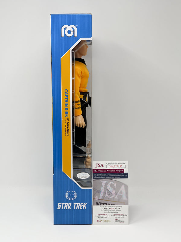 William Shatner Star Trek Captain Kirk Mego 14" Action Figure Signed JSA Certified Autograph