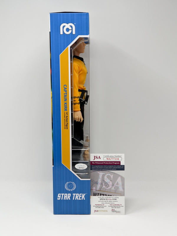 William Shatner Star Trek Captain Kirk Mego 14" Action Figure Signed JSA Certified Autograph