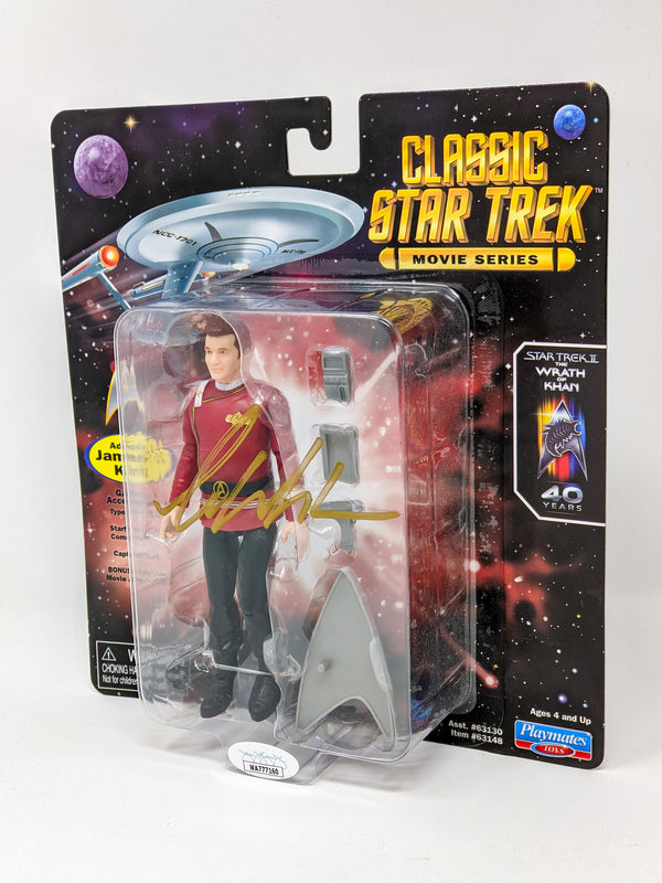 William Shatner Star Trek Captain Kirk Playmates Action Figure Signed JSA Certified Autograph